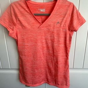 Head coral athletic shirt, lightly worn, size small